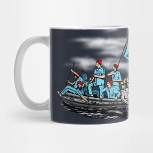 Steve Zissou's Crossing of the Delware Mug